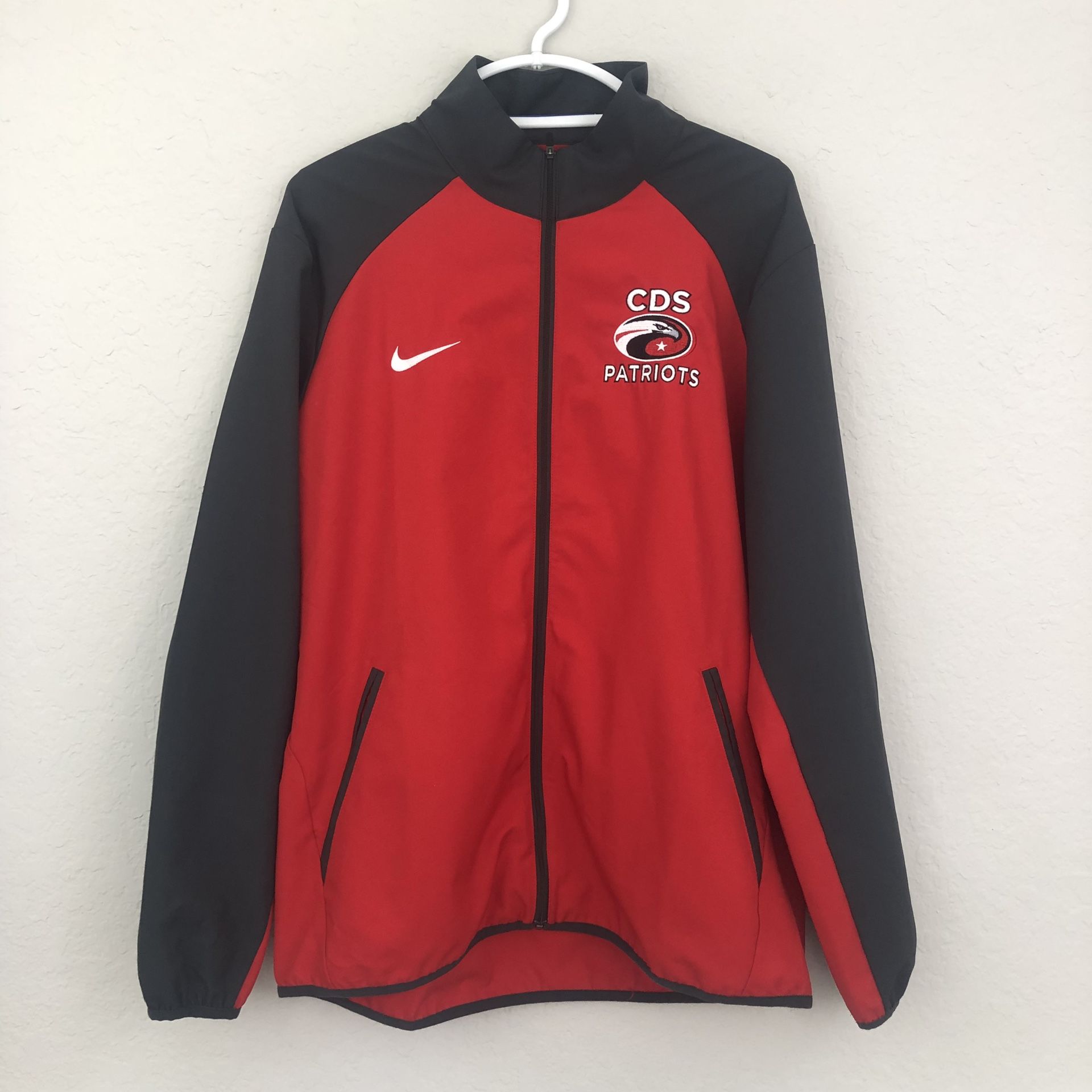 Nike CDS Patriots Long Sleeve Jacket - Large