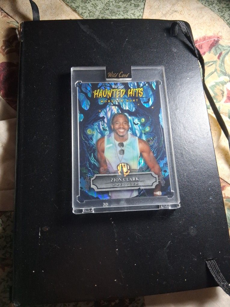 Zion Clark 1/1 sealed card ( Wild Cards)