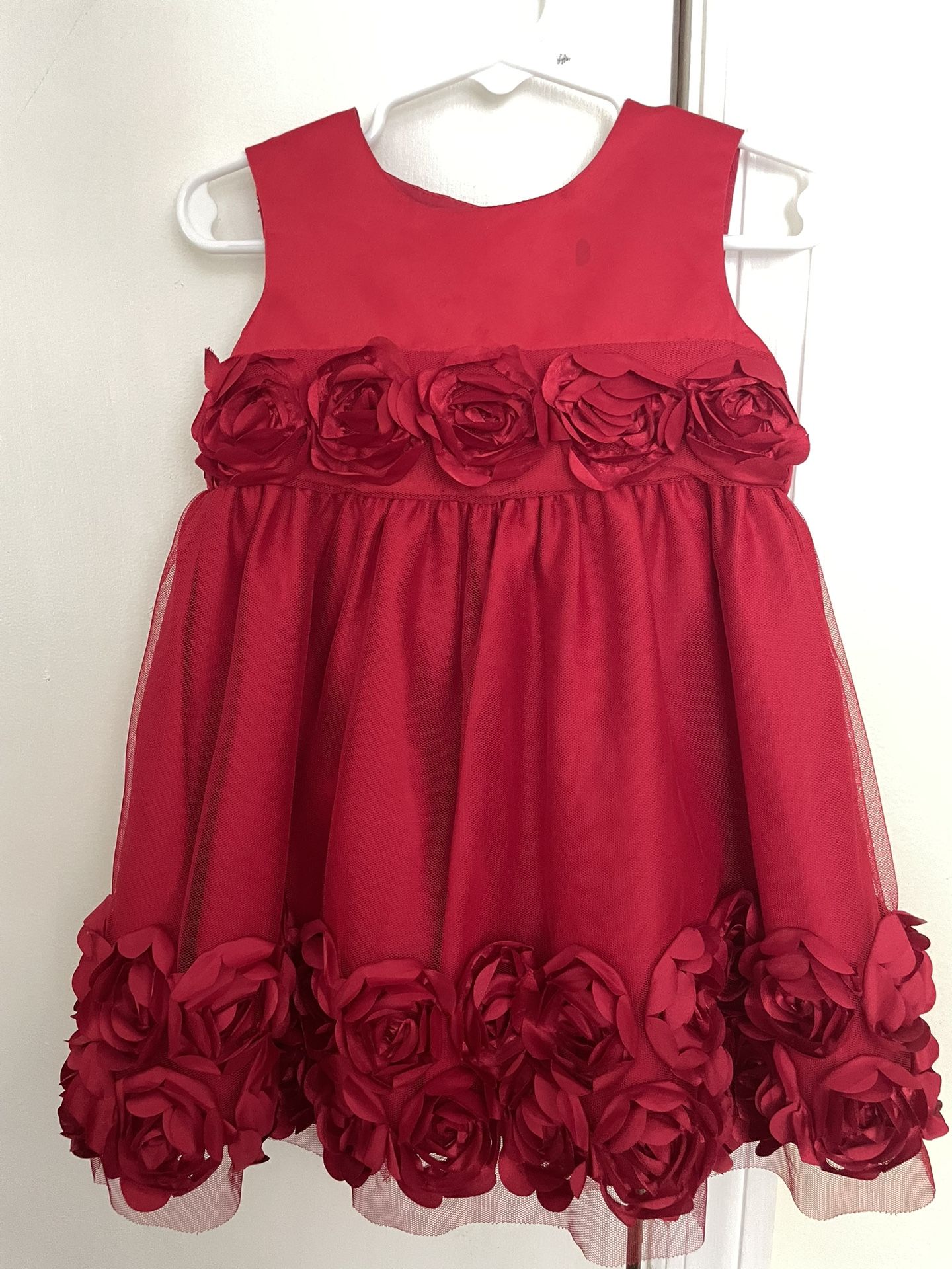 Red Toddler Holiday Dress 