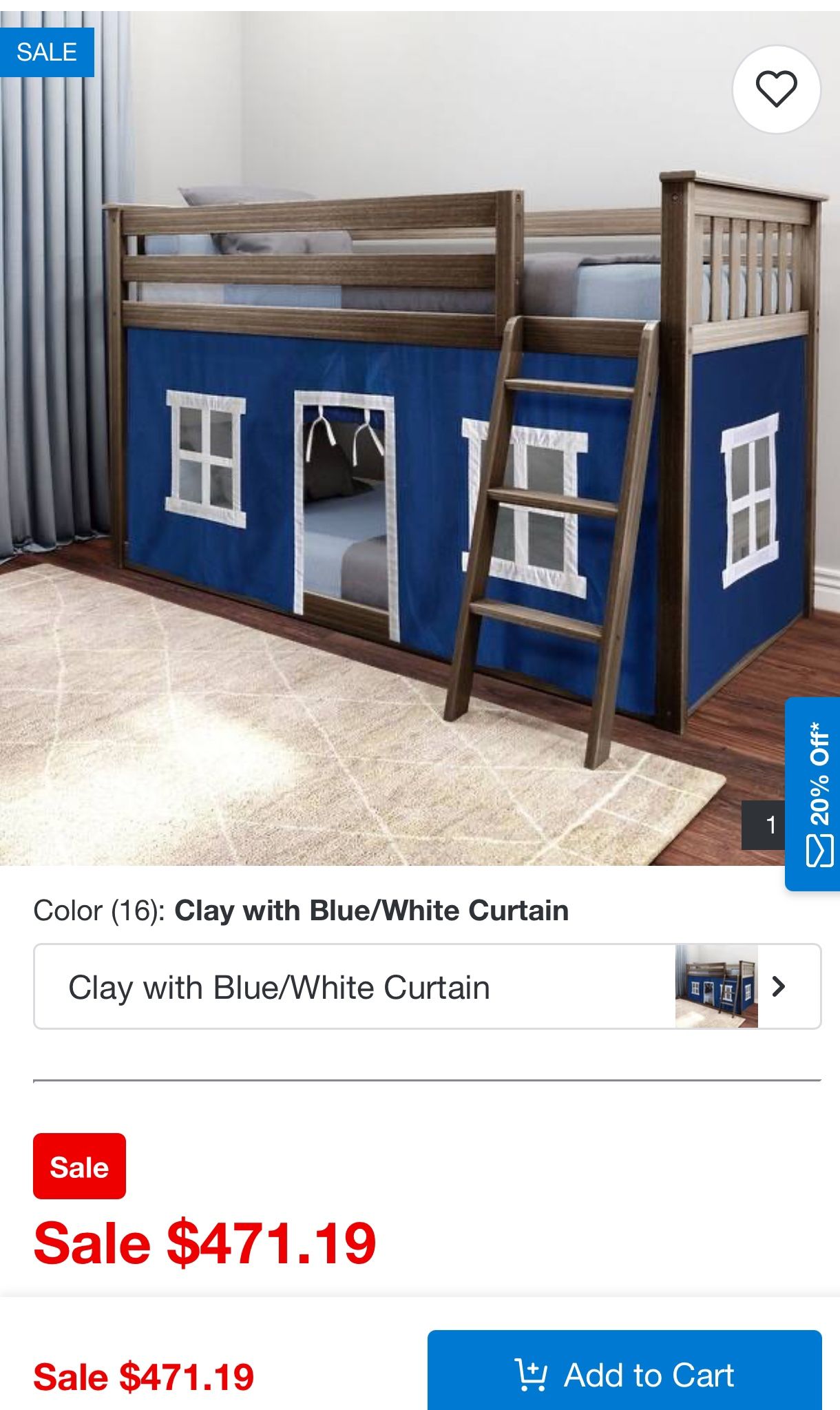 Twin Bunk Bed 