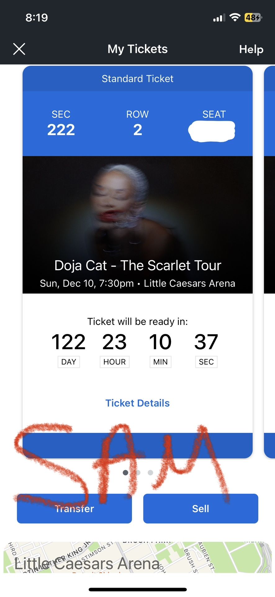 3 TICKETS TO DOJA CAT for FACE VALUE!