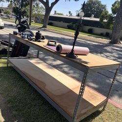 Work Bench With Shelf