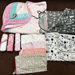 Baby Blankets & Hoodie Towel 