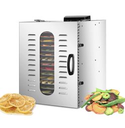 Commercial Stainless Steel Food Dehydrators for Food and Jerky 110V