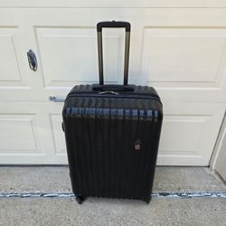 28h 19w 11d SwissGear Hardside Checked Luggage Hard Case Suitcase with 4 Swivel Wheels TSA Lock