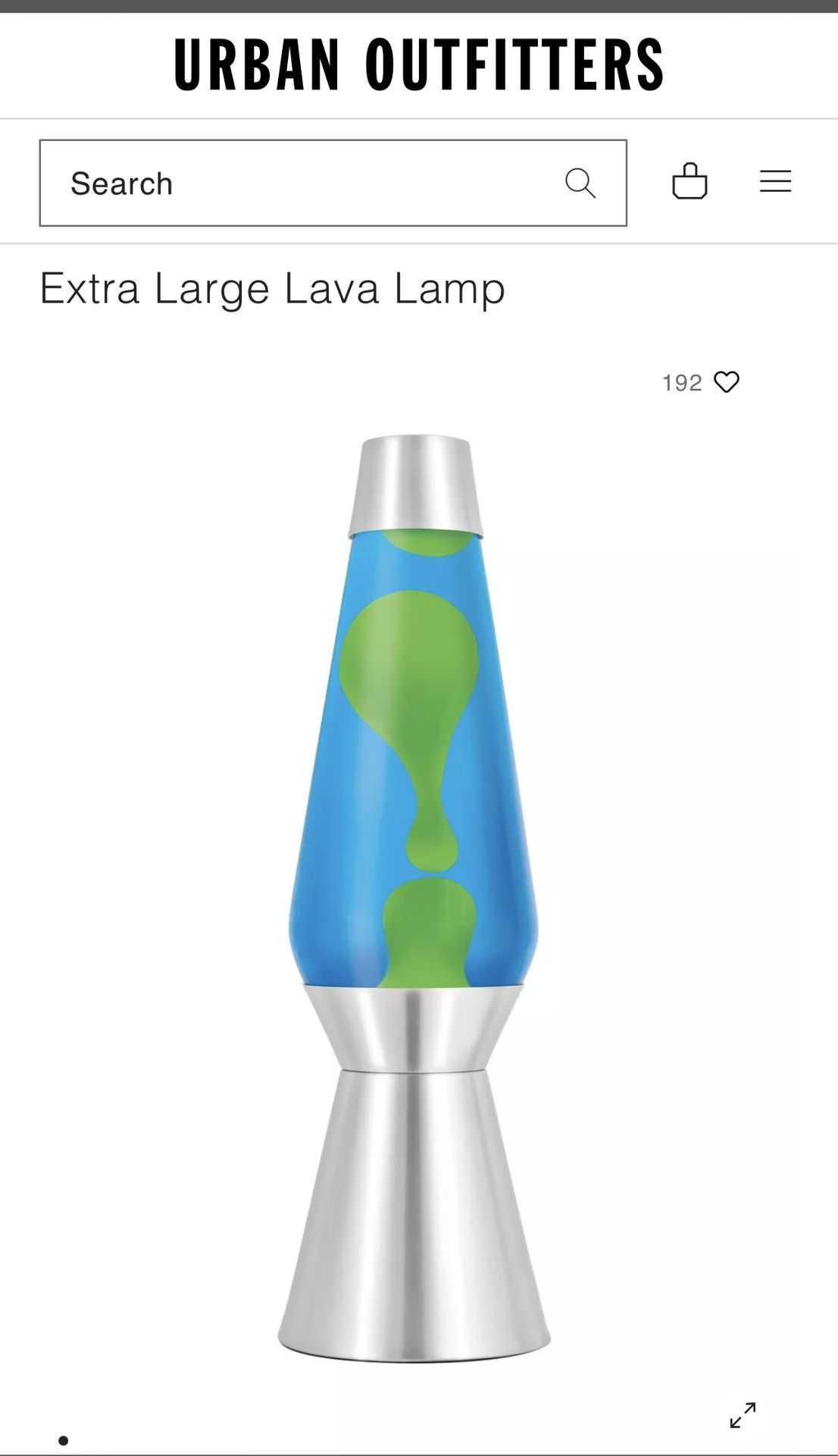 Cute Large Urban Outfitters Lava Lamp