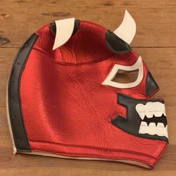 Youth Mexican Lucha Libre Devil Lace Up Mask 