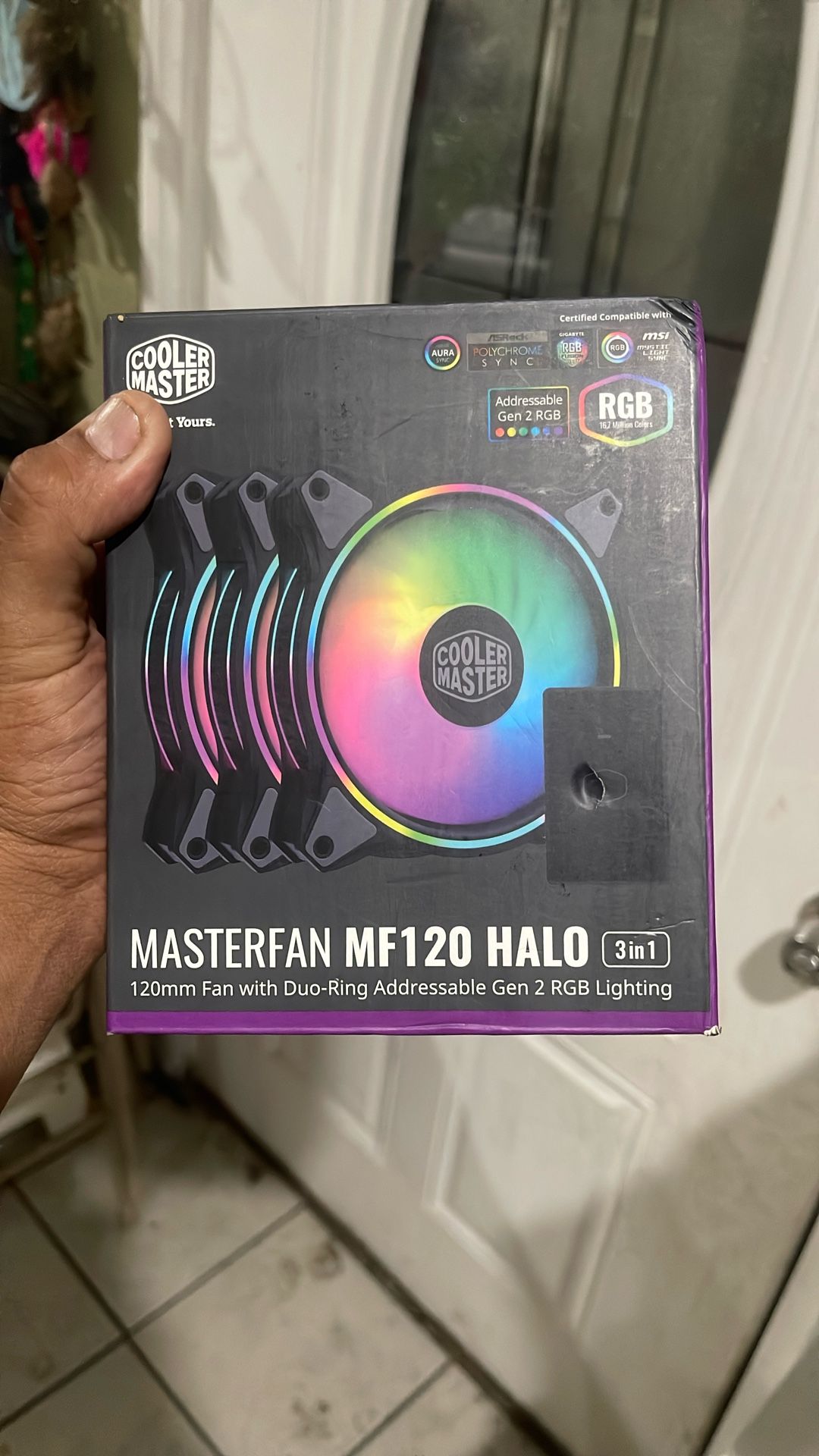 Cool master MF120 Halo Fans