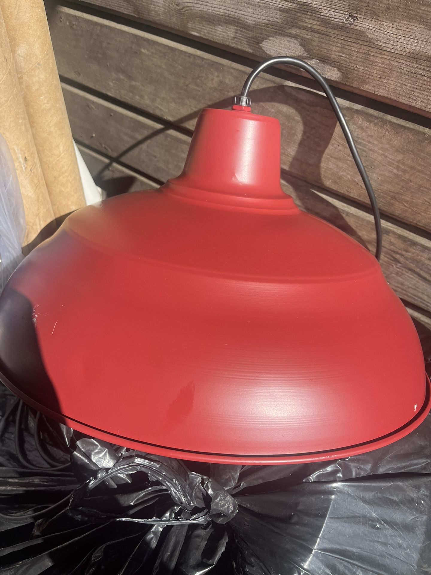 Millennium Lighting RLM 1 Light Outdoor Wall Sconce with 14" Warehouse Shade and 14.5" Gooseneck Stem