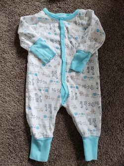 3-6 month PJ onesie outfit