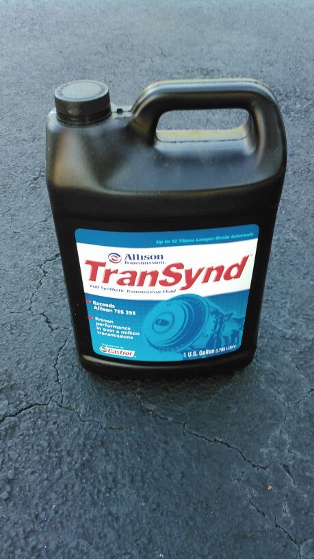 Transynd. Allison transmission fluid. 5 gallons