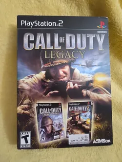 Call of Duty Legacy Collection Box Set Finest Hour + Big Red One Complete - PS2
