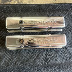 Chevy Small Block Valve Covers Chrome