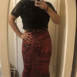 Maxi Skirt /Falda Nueva Small