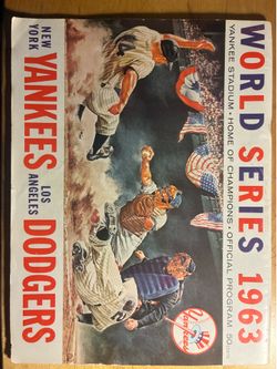 1963 World Series Program at Yankee Stadium
