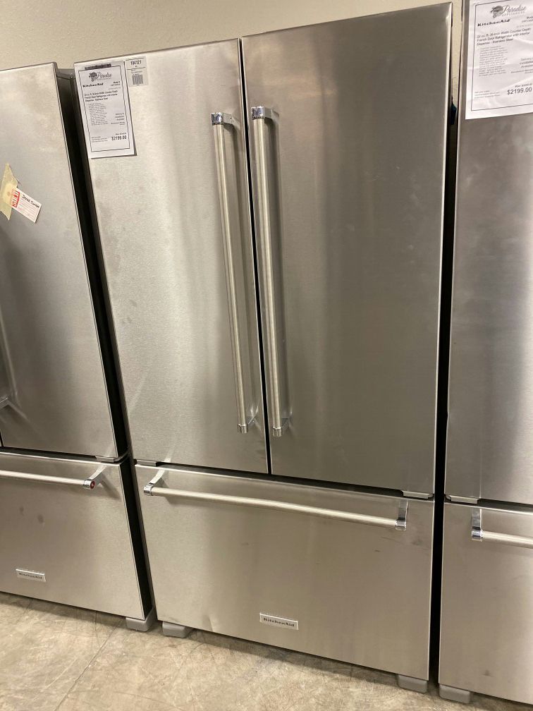New KitchenAid Counter Depth Refrigerator 1yr Manufacturer Warranty