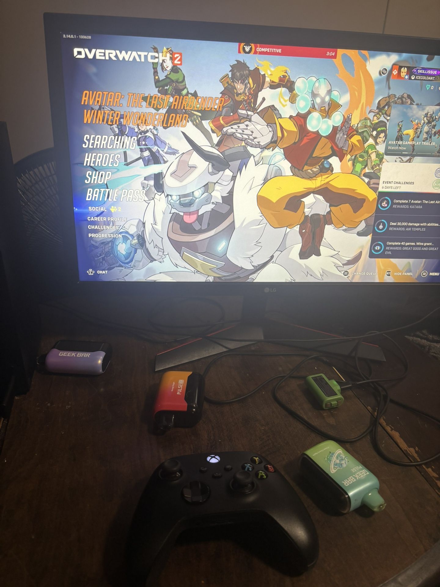 Xbox One Series X, LG Gaming Monitor, Astro A20 Headset