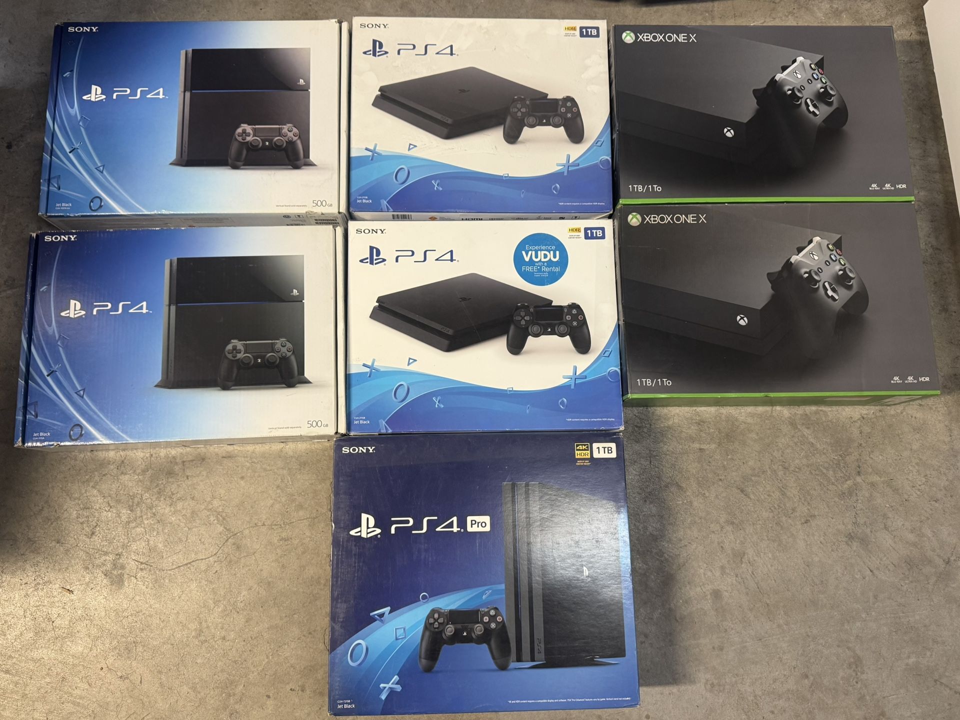 Ps4 Xbox Boxes Only