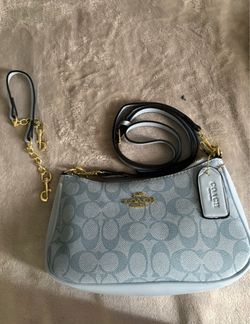 Blue Coach Purse