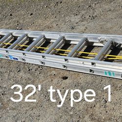 32' Werner aluminum ladder-type 1(250#)