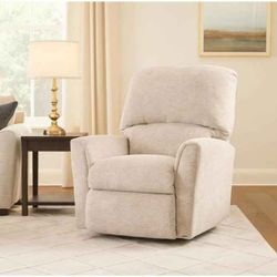 La-Z-Boy Jean Beige Fabric 32" Power Lift Recliner Infinite Positions