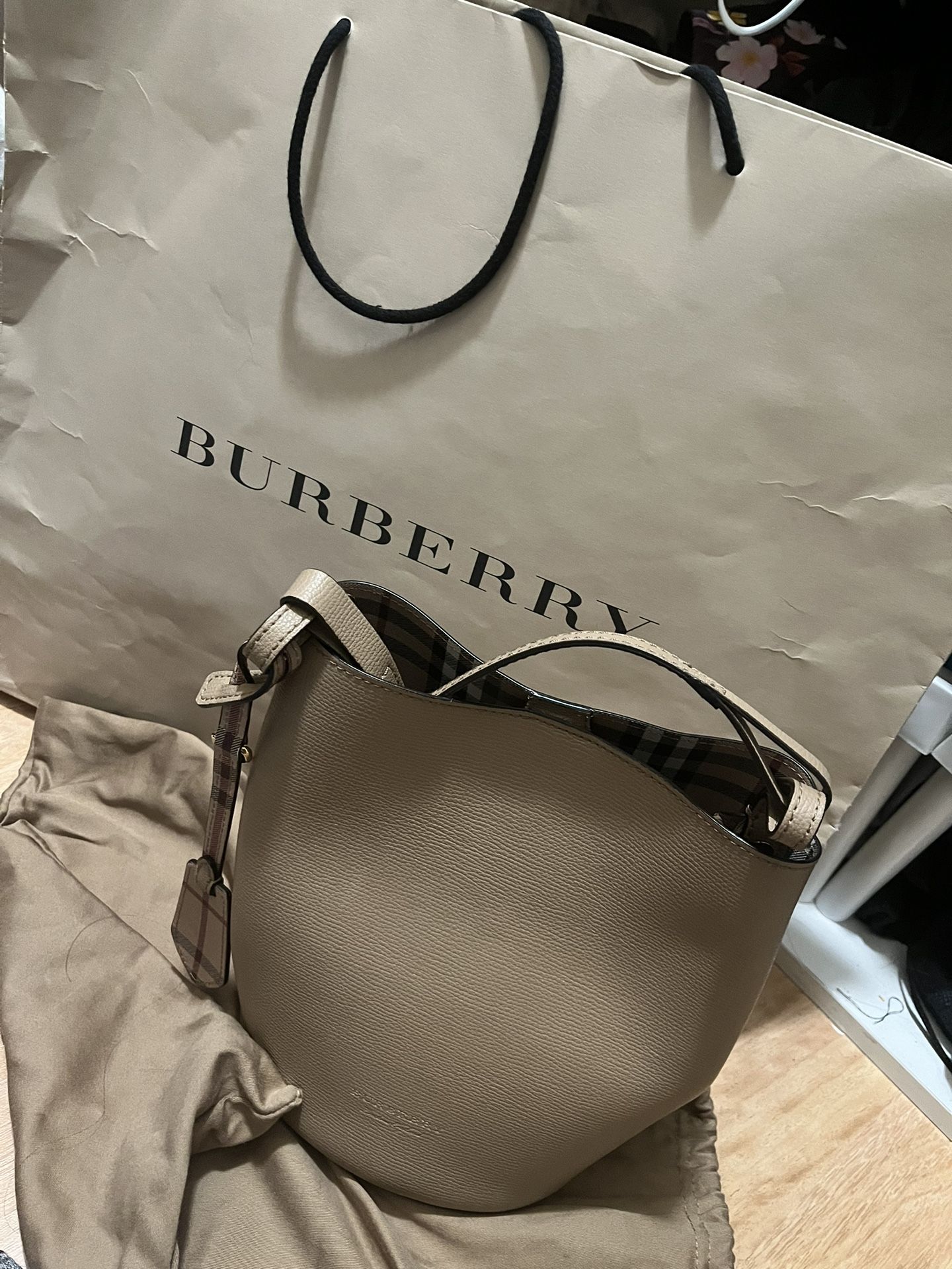 Burberry Lorne Bucket Bag