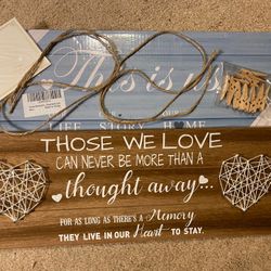This Is Us Our Life Story Home Sign  15 X 5 1/2 ‘measurements 
