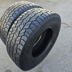 only 2 used tires Lt35x12.50r18 Hankook Dynopro AT2 $150.00