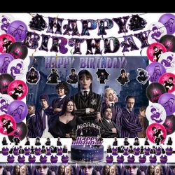 Wednesday Birthday Party Supplies 