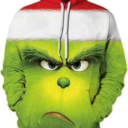 Hoodie Unisex Adult 3D Print Novelty Hoodies Christmas Funny Casual Pullover Christmas Hoodie Sweatshirt
