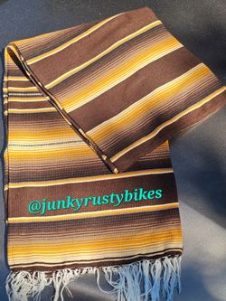 New brown 5x7 Serape Sarape Zarape Mexican Blanket