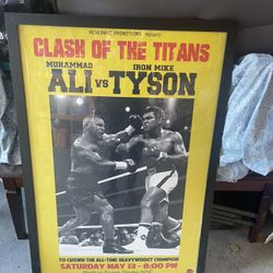 Muhammad Ali Vs Mike Tyson Poster 
