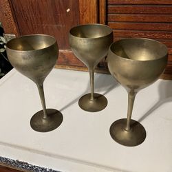  Solid Brass Chalices 