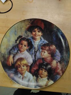 Vintage Porcelain Collector's Plate From #1258 $20 Or Best Offer