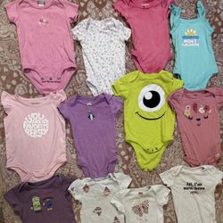 Babygirl Size 3-6M Onesies!
