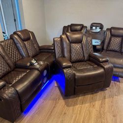 Recliner Sofa Loveseat Set Same Day Delivery With No Money Down No Credit Need 0% Interes