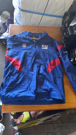 NFL on field Reebok jacket NY Giants