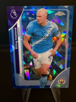 Erling Haaland Topps Chrome Sapphire Blue Sapphire