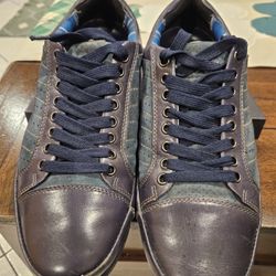 
Poshmark
Auri Shoes | Auri Jimmi Blue Leather Lace-Up Sneakers - Men’s Size 8 (41) | Color: Blue | Size: 8 
