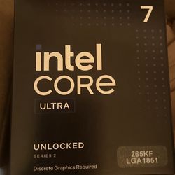Intel Core Ultra 7 265KF – NEW, Unlocked CPU (LGA1851)