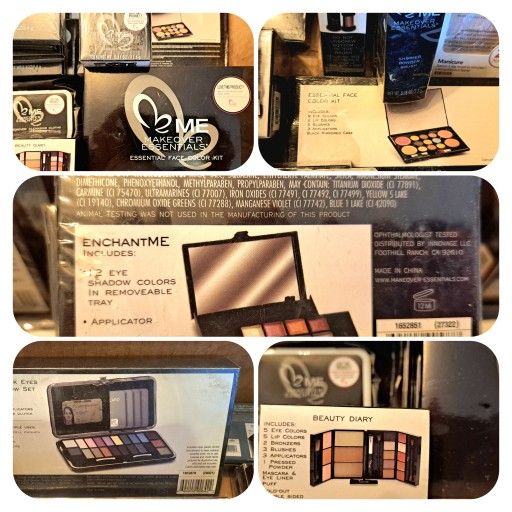 New Make-Up KITS, EYE SHADOWS, Lips, EYES,  WIPES