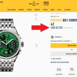 Breitling B01 Premier - Brand New (Never Worn)