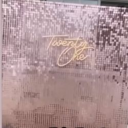 Shimmer Backdrop Wall