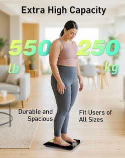 RunStar 14'' Scale for Body Weight 550 lb, Extra Wide, Big Numbers
