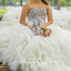 Ragazza - White Quinceañera Dress
