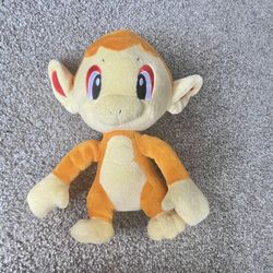 Pokemon Plush Chimchar 2007 Big Electronic Talking Speaks 10" Jakks Pacific Doll