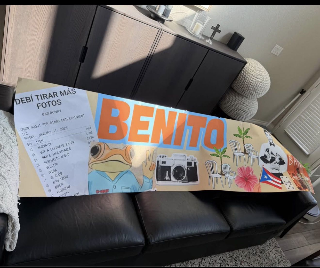 Bad Bunny Party Photo Banners (2 for $20)