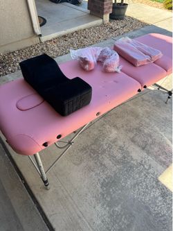 Massage therapy bed
