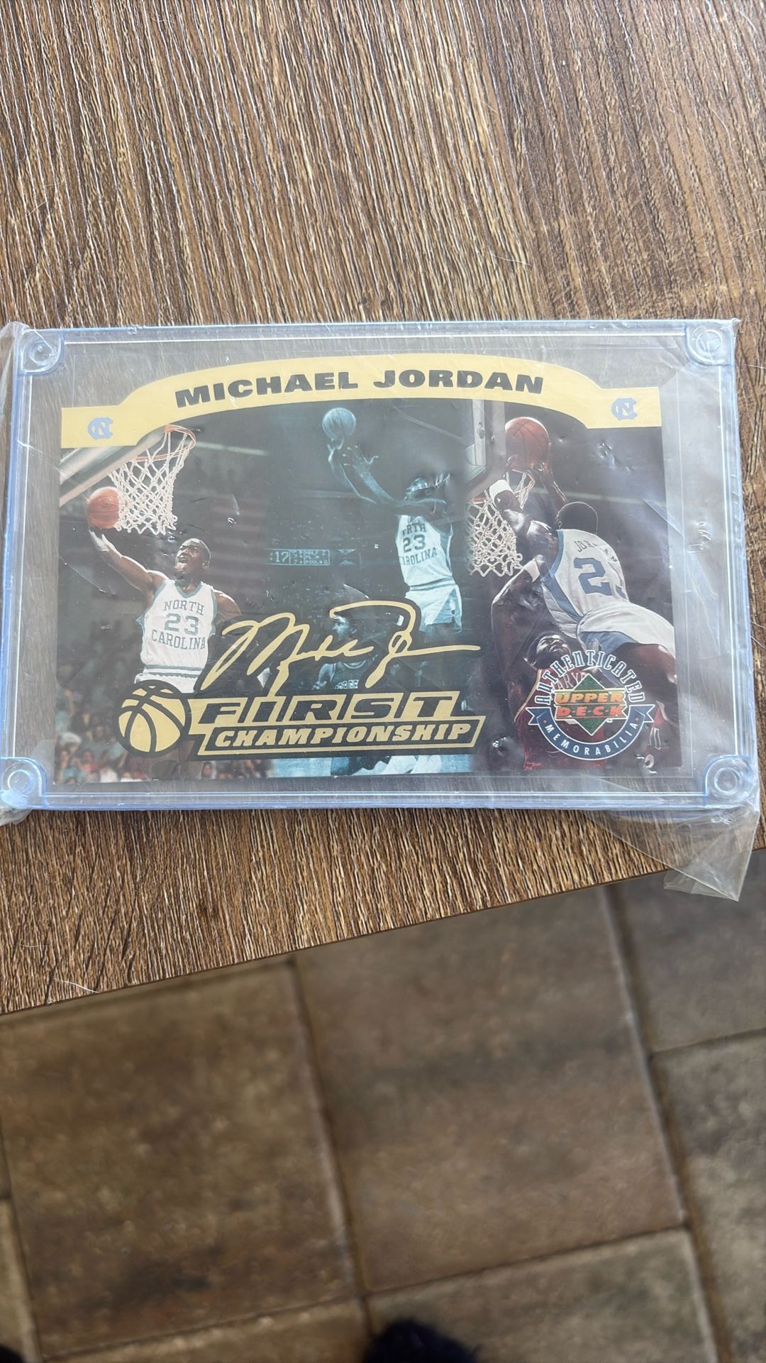 Michael Jordan Upper Deck First Championship Card 4247 Out Of 5000