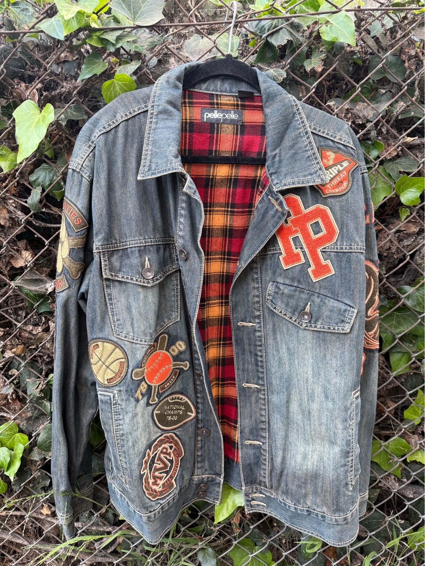 Pelle Pelle Denim Jacket Size L